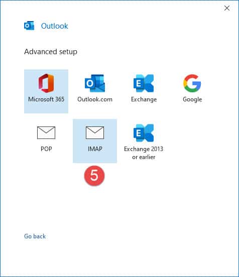 Email setup &#8211; Outlook